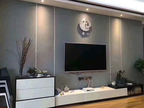 電視背景墻 心雅硅藻泥